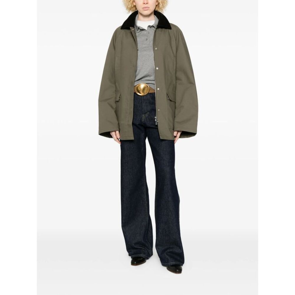 Toteme Green Jackets - Oversized Jackets Women - Picture 4 of 5